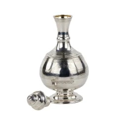 Silbernes Wodka Set im neorussischen Stil von Workshop SM Ikonnikov, 8er Set