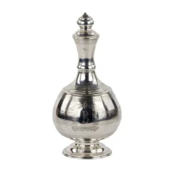Silbernes Wodka Set im neorussischen Stil von Workshop SM Ikonnikov, 8er Set