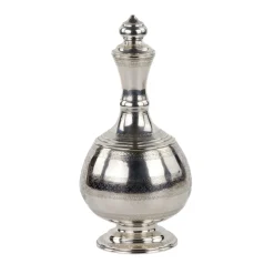 Silbernes Wodka Set im neorussischen Stil von Workshop SM Ikonnikov, 8er Set