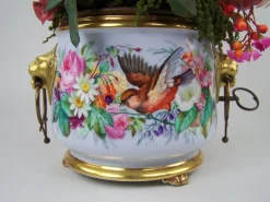 Singender Vogel Übertopf von Bontems, Paris, 1870