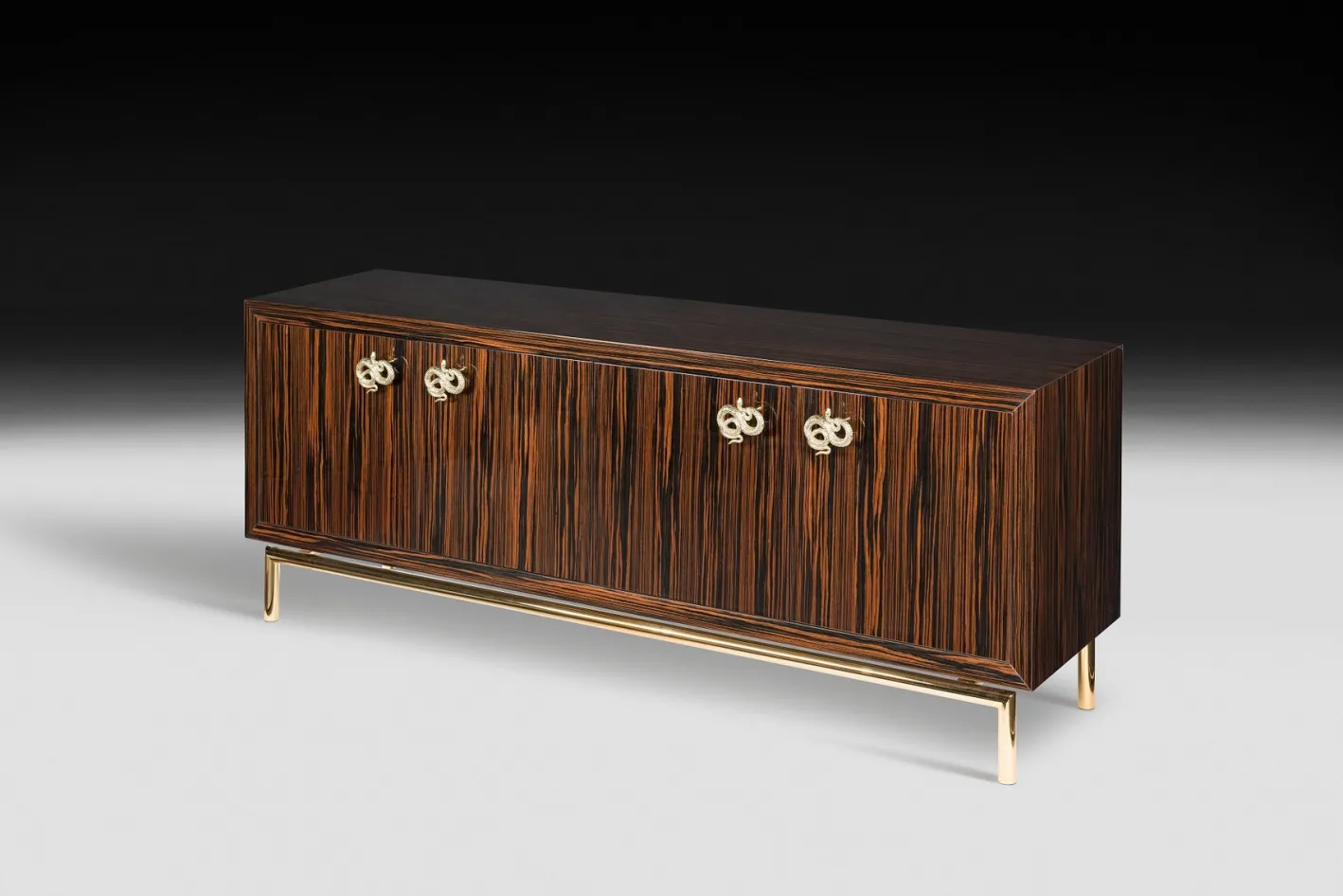 Sin Sideboard aus Ebenholz von Giorgio Ragazzini für VGnewtrend