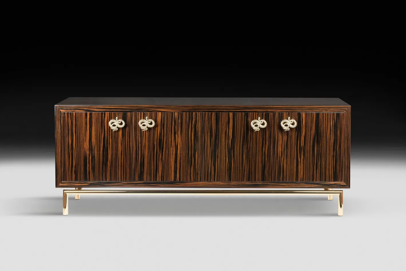 Sin Sideboard aus Ebenholz von Giorgio Ragazzini für VGnewtrend