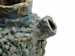Sirio Pellegrini, Krug Skulptur aus bemalter Terrakotta, 1960er