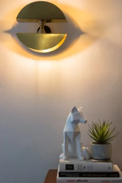 Sisters Wandlampe aus Messing von Juanma Lizana