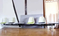 4-Sitzer Bank von Charles & Ray Eames für Vitra, 1970er