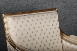Sitzgruppe im Louis XVI Stil von Pierre Counot Blandin, Frankreich, 1980, 6er Set