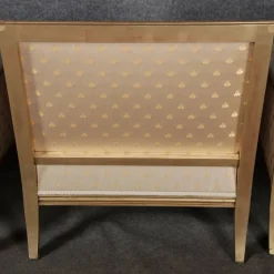 Sitzgruppe im Louis XVI Stil von Pierre Counot Blandin, Frankreich, 1980, 6er Set