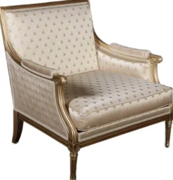 Sitzgruppe im Louis XVI Stil von Pierre Counot Blandin, Frankreich, 1980, 6er Set