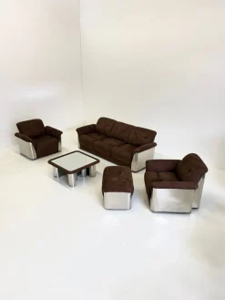 Sitzgruppe von Gian Pietro Arosio, 1970er, 5er Set
