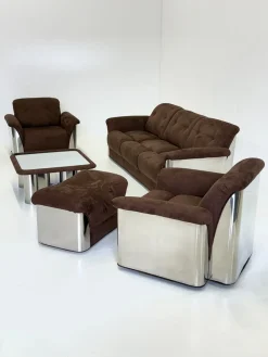 Sitzgruppe von Gian Pietro Arosio, 1970er, 5er Set