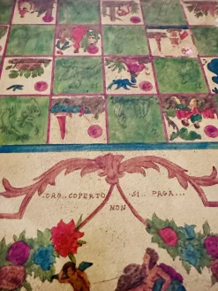 Sizilianischer Couchtisch mit Schach