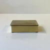 Skandinavische Art Deco Dose aus Messing, 1930er