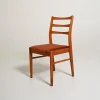 Skandinavische Esszimmerstühle aus Teak, 1960er, 4er Set