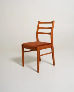 Skandinavische Esszimmerstühle aus Teak, 1960er, 4er Set