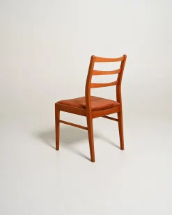 Skandinavische Esszimmerstühle aus Teak, 1960er, 4er Set