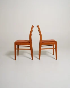 Skandinavische Esszimmerstühle aus Teak, 1960er, 4er Set