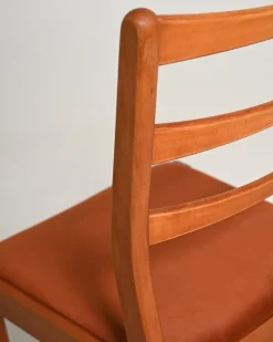 Skandinavische Esszimmerstühle aus Teak, 1960er, 4er Set