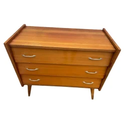 Skandinavische Kommode mit 3 Schubladen, 1960er