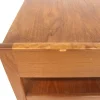 Skandinavischer Arbeitstisch aus Teak & Rattan, Schweden, 1960er