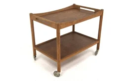 Skandinavischer AT-45 Servierwagen von Hans J Wegner für Andreas Tuck, Dänemark, 1950er