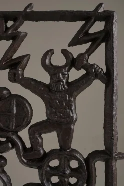 Skandinavischer Mid-Century Kaminschirm Olle Hermansson zugeschrieben, 1960er