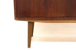 Skandinavischer Sekretär aus Teak & Eiche von Johannes Sorth für Bornholm Møbelfabrik, Dänemark, 1960er