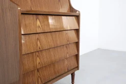 Skandinavischer Sekretär aus Teak, 1960er