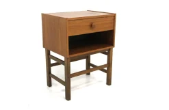 Skandinavischer Teak Nachttisch, Schweden, 1960