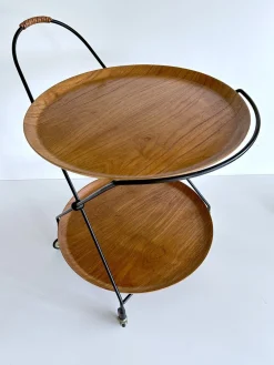 Skandinavischer Vintage Servierwagen, 1960er