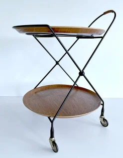 Skandinavischer Vintage Servierwagen, 1960er