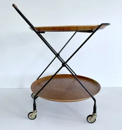 Skandinavischer Vintage Servierwagen, 1960er