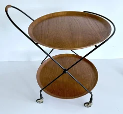 Skandinavischer Vintage Servierwagen, 1960er