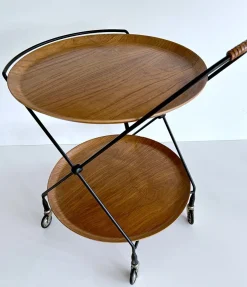 Skandinavischer Vintage Servierwagen, 1960er