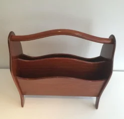 Skandinavischer Zeitschriftenständer aus Teak, 1970er
