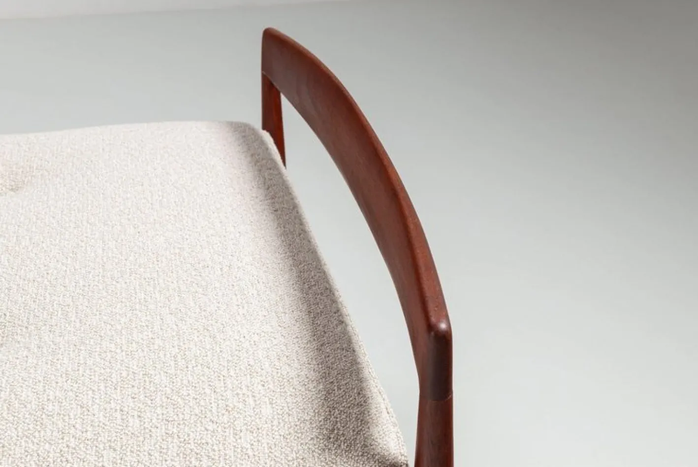 Skandinavisches Daybed aus Teak und Rohr, Dänemark, 1960