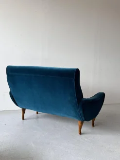 Skandinavisches Mid-Century Doppelsofa, Norwegen, 1950er