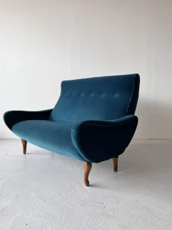 Skandinavisches Mid-Century Doppelsofa, Norwegen, 1950er