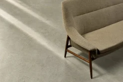Skandinavisches Mid-Century Modern Zwei-Sitzer Grace Sofa in Braunem Stoff von Ikea, 1961