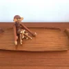 Skandinavisches Teak Tablett von Silva, 1960er