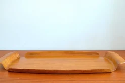 Skandinavisches Teak Tablett von Silva, 1960er