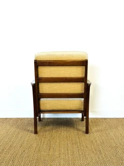 Skandinavisches Vintage Samt Sofa & Sessel, 1960er, 2er Set