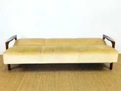 Skandinavisches Vintage Samt Sofa & Sessel, 1960er, 2er Set