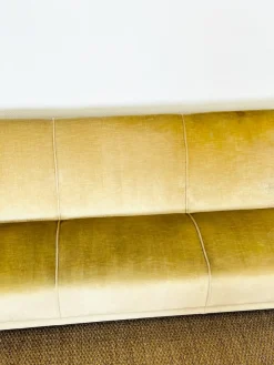 Skandinavisches Vintage Samt Sofa & Sessel, 1960er, 2er Set