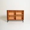 Skandinavisches Vintage Sideboard aus Eiche mit Rolltür, 1960er