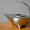 Skandinavische Tekana Teekanne aus versilbertem Edelstahl von C. Jörgensen für Bodum
