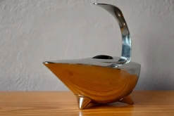 Skandinavische Tekana Teekanne aus versilbertem Edelstahl von C. Jörgensen für Bodum