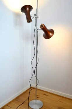 Skandinavische Vintage Stehlampe von Jo Hammerborg für Fog & Mørup