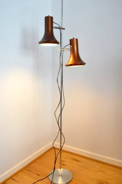 Skandinavische Vintage Stehlampe von Jo Hammerborg für Fog & Mørup