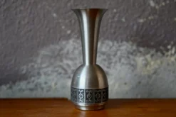 Skandinavische Zinn Tasse und Vase aus Zinn von Haugrud, Norwegen, 2er Set