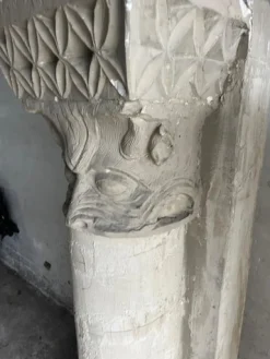 Skulpturale Gipssäulen von Walter De Buck, 2 . Set